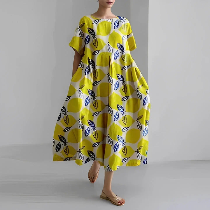 Printed Oversized Dress for Women Wilson Fashion