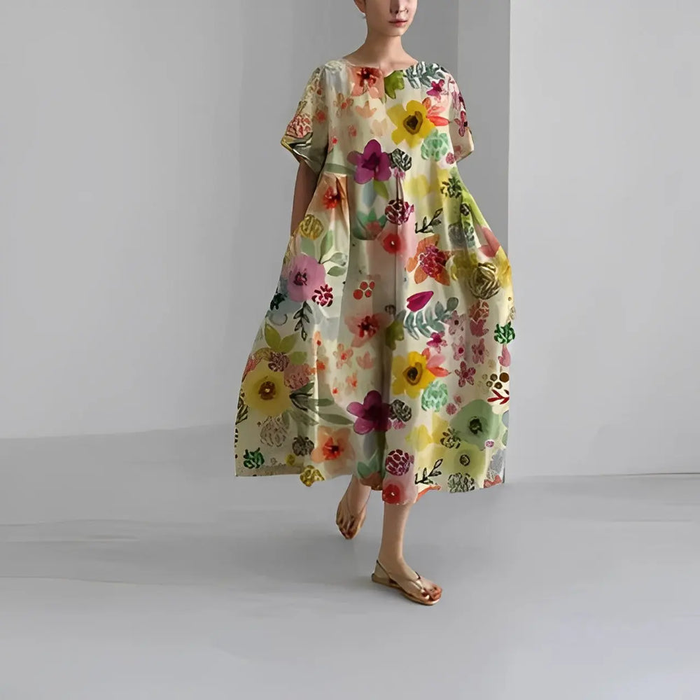 Printed Oversized Dress for Women Wilson Fashion