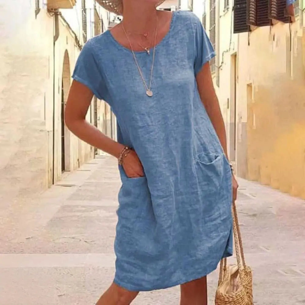 Women's Cozy Dress with Pocket Wilson Fashion