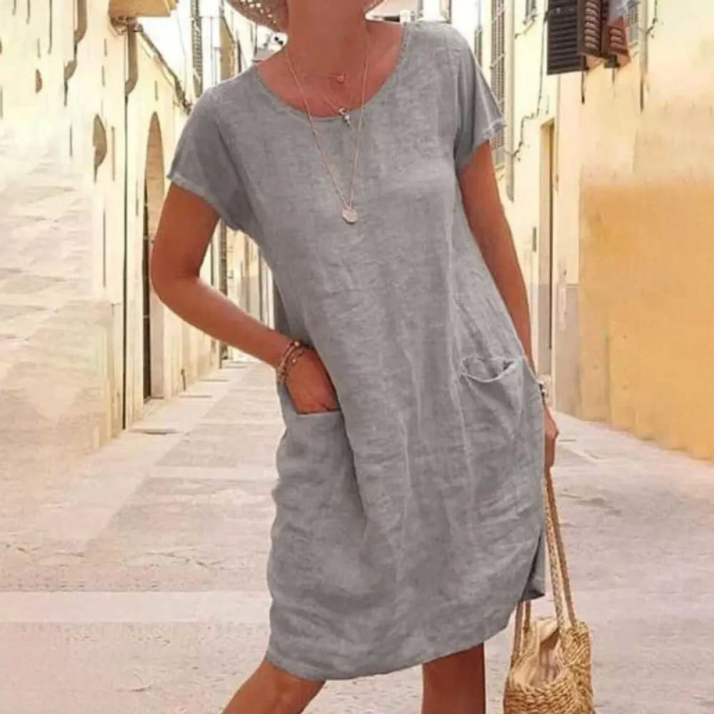 Women's Cozy Dress with Pocket Wilson Fashion