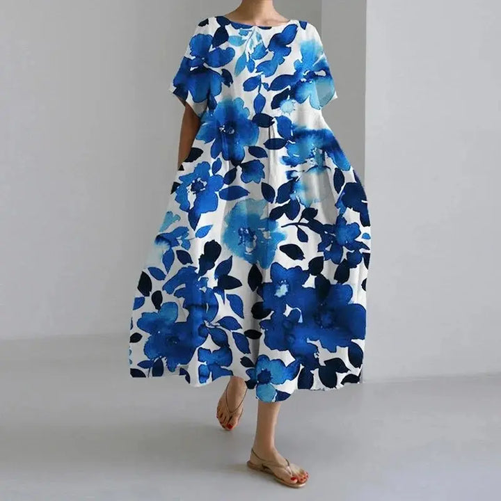 Printed Oversized Dress for Women Wilson Fashion