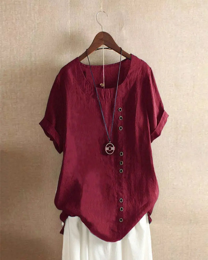 Women's Short Sleeve Blouse Wilson Fashion