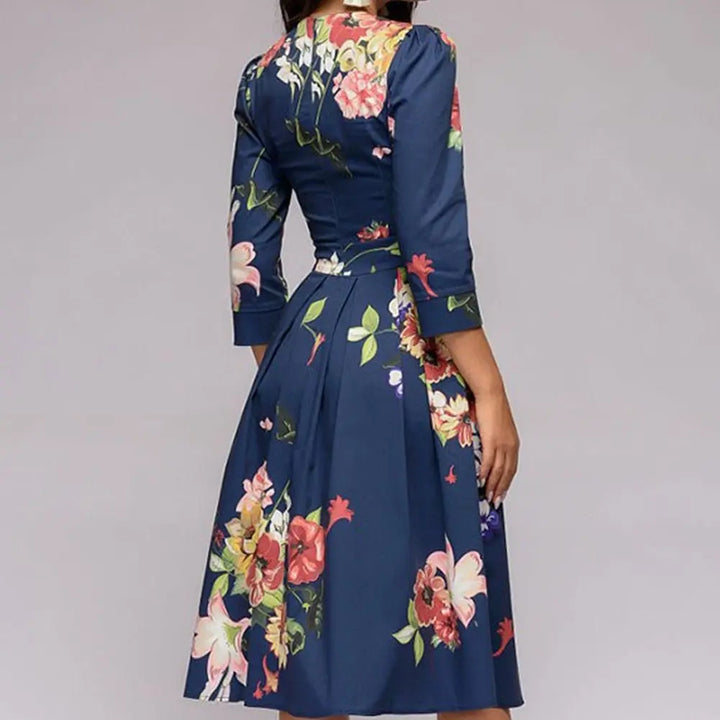 Floral A-Line Dress for Women - Wilson Fashion