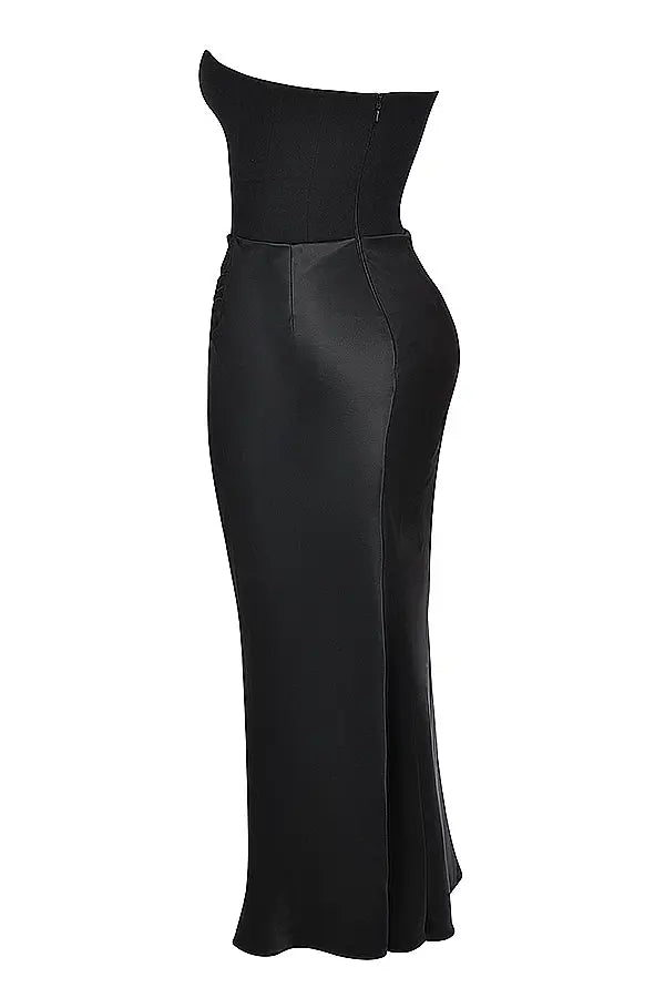 Strapless Corset Maxi Dress for Women Wilson Fashion