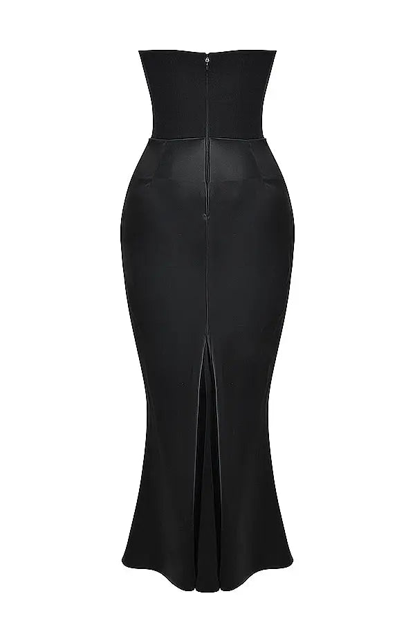 Elegant Strapless Corset Dress for Women Wilson Fashion